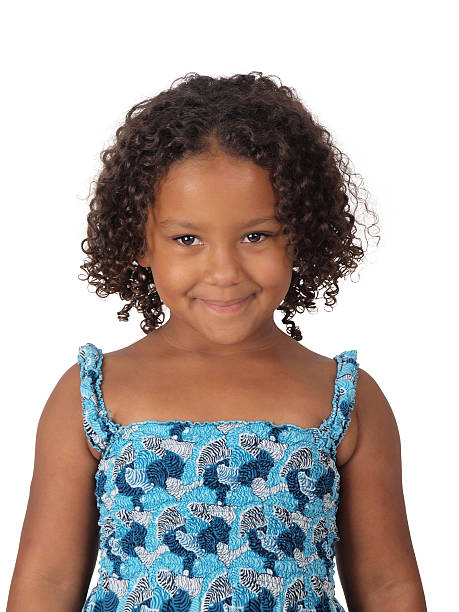 Little Ghanaian - Canadian Girl stock photo