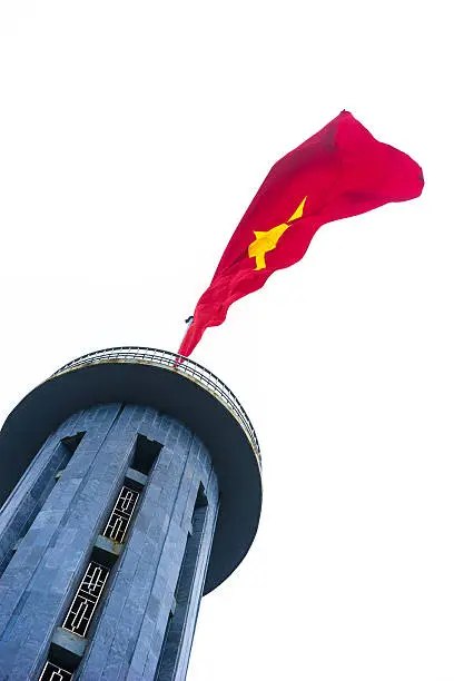 Lung Cu flag tower in Hagiang, Vietnam