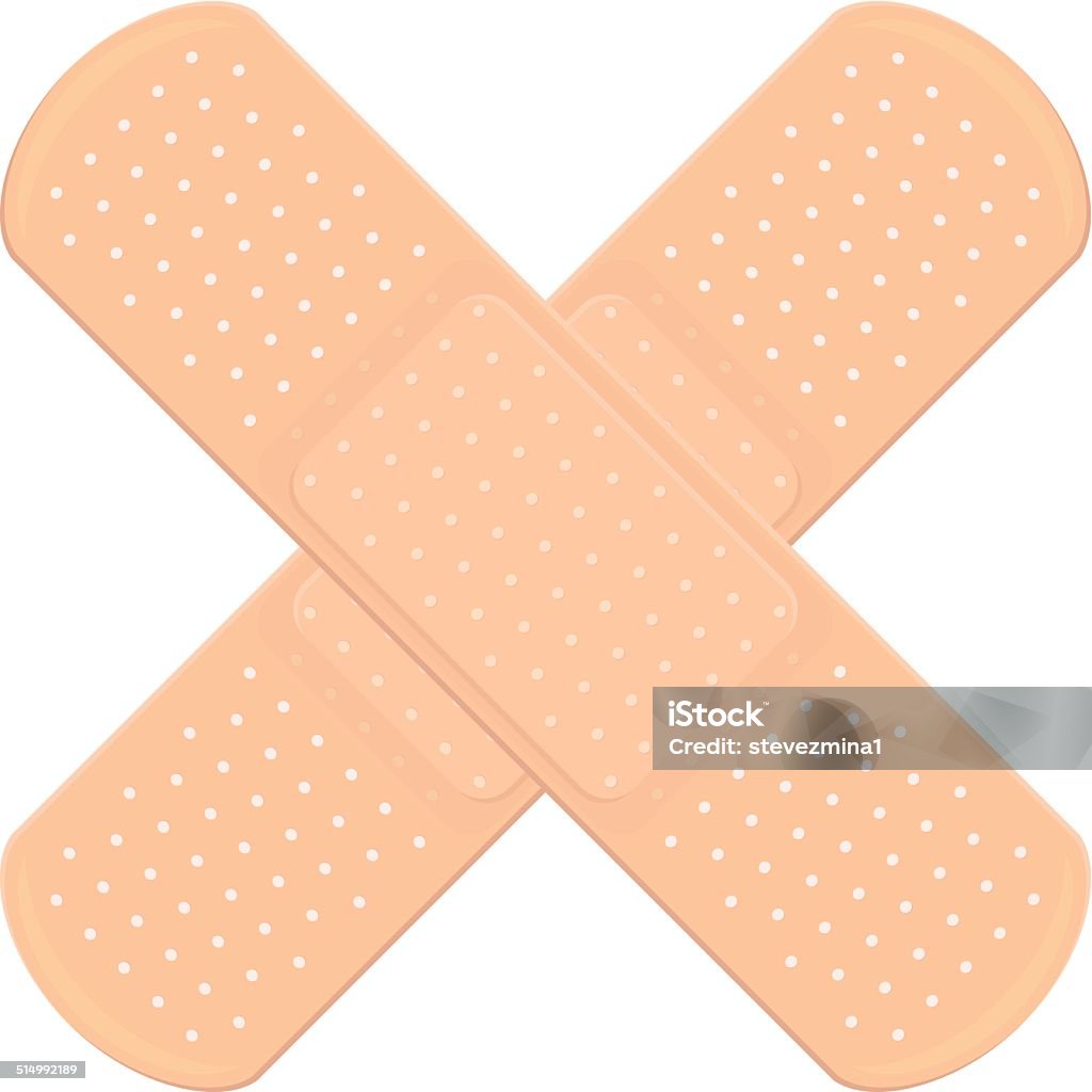 Bandages Adhesive Bandage stock vector