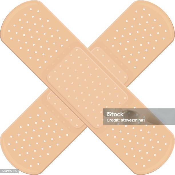 Bandages Stock Illustration - Download Image Now - Adhesive Bandage, Bandage, Gauze