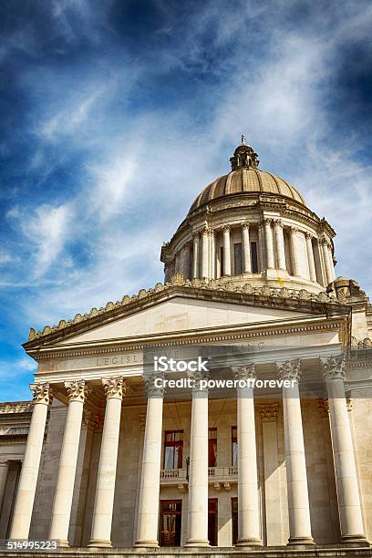 Washington State Capitol Building Stock Photo - Download Image Now - American Culture, Antique, Architectural Column