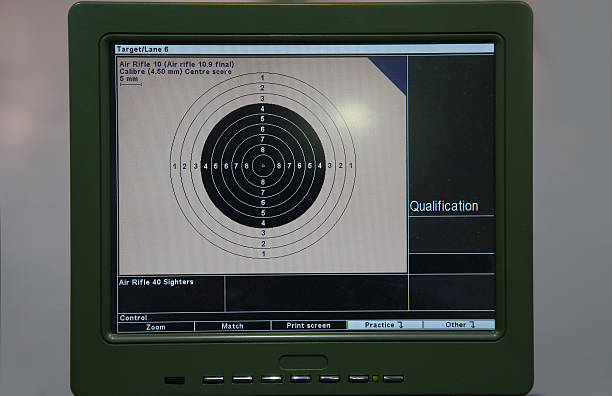 istock Training and competition of air rifle 514995970