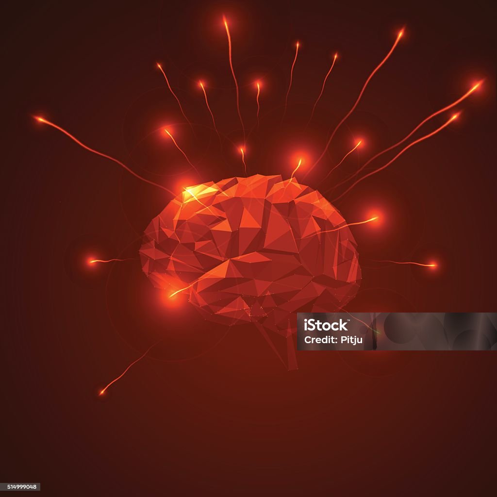 Abstract Brain Activity Abstract Human Brain Stock Illustration - Download Image Now - Abstract ...