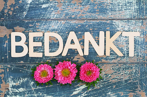 istock Bedankt (thank you in Dutch) written with wooden letters 515000700