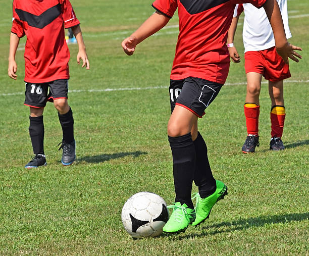 istock Young children are playing soccer 515003028