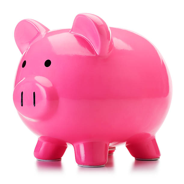 istock Big Pink Piggy Bank Isolated on White 515009847