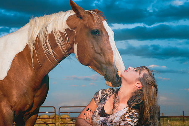 istock Young Woman and Horse 515010125