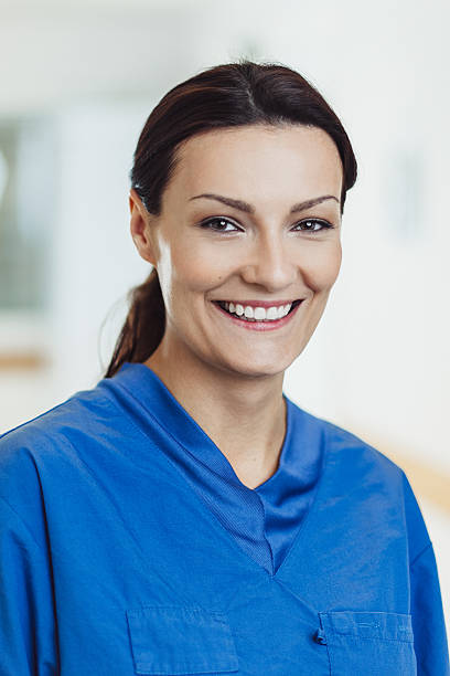 istock Happy nurse in hospital 515011330