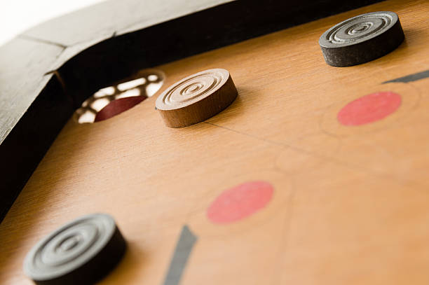 istock Game of carrom close to victory 515012182