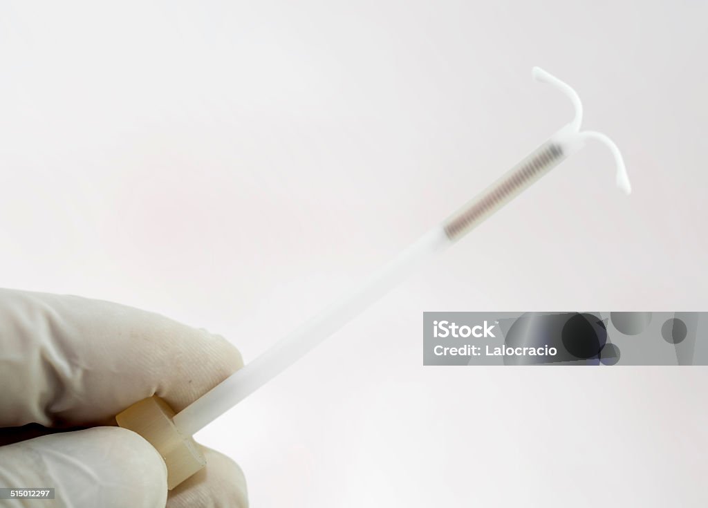 Intrauterine device IUD Stock Photo