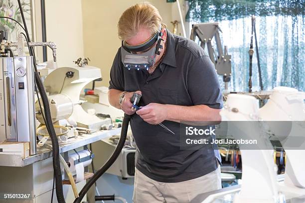 Jeweler Steam Cleaning A Ring Stock Photo - Download Image Now - Cleaning, Horizontal, Jeweller