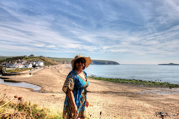Newquay Beach in Cornwall UK