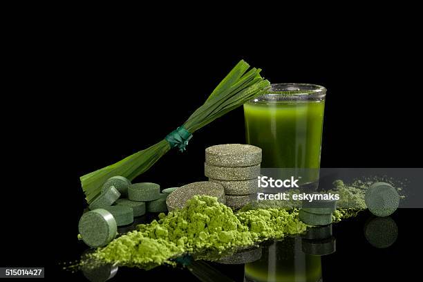 Alternative Medicine Stock Photo - Download Image Now - Algae, Alternative Medicine, Antioxidant