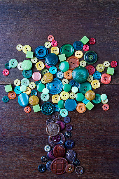 istock Tree of colorful buttons 515015139
