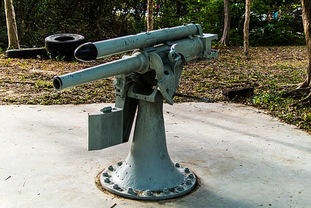 istock Real arms display outdoor for visitors. 515016127