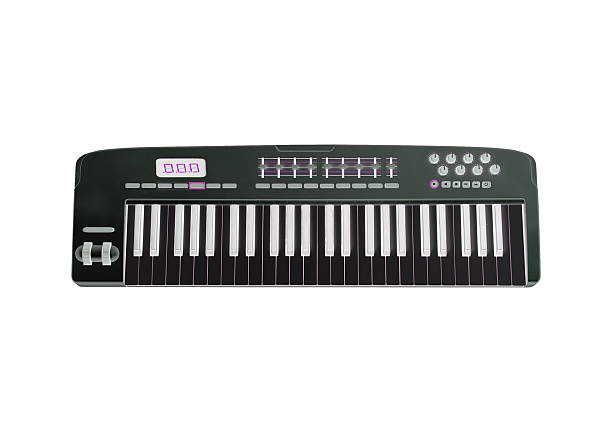 istock Music keyboard isolated on white 515047957