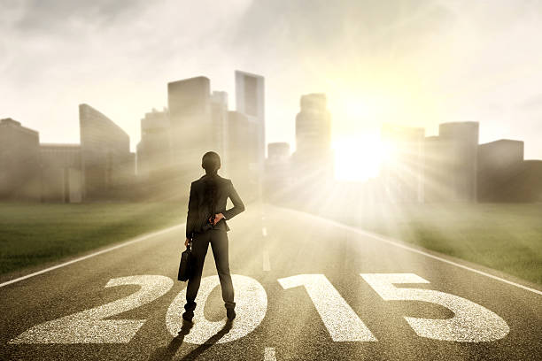 istock Woman holding briefcase on the road 515048619