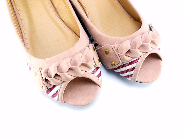 istock lady shoes isolated on white background 515048899