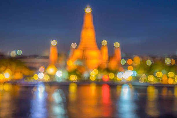 istock Abstract Bokeh Arun temple of Bangkok 515049031