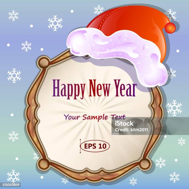 Christmas Frame Vector Stock Illustration - Download Image Now - Abstract, Backgrounds, Cartoon