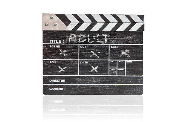 istock wooden clapper board on white background Title Adult 515053713