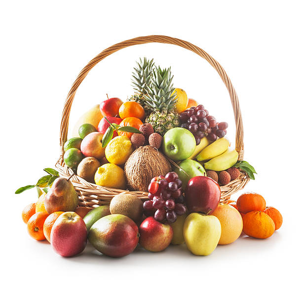 istock Basket with fruits 515059320