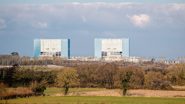힌클리포인트 원자력발전소 서머싯, 영국 - nuclear power station construction uranium energy 뉴스 사진 이미지