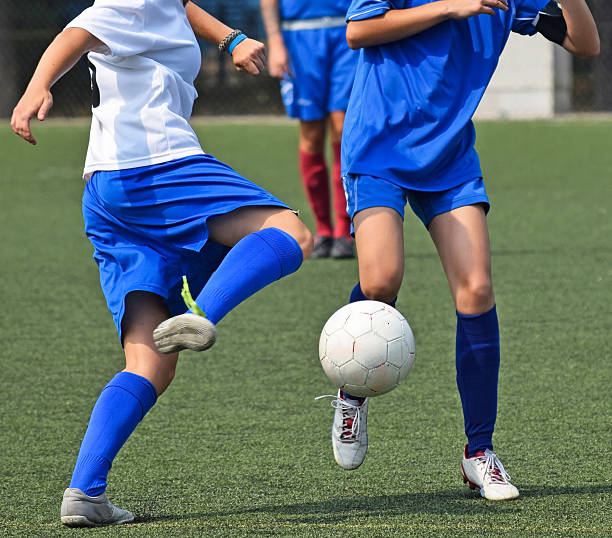 istock Women's soccer match 515060468