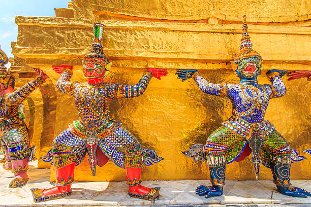 istock Pagoda giant golden statue 515063330