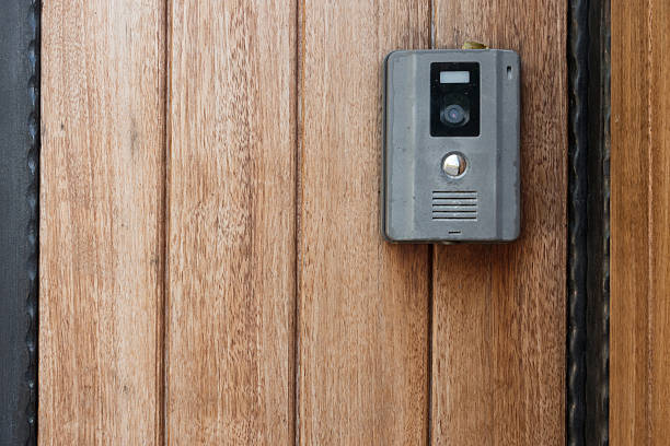 door security with camera intercom door security with camera intercom doorbell photos stock pictures, royalty-free photos & images