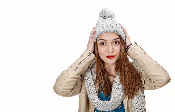 istock Young woman   on a white 515065552