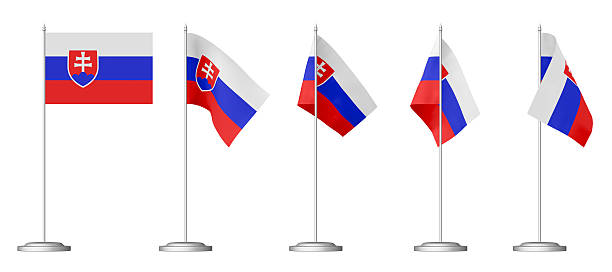 istock Small table flag of Slovakia 515067203