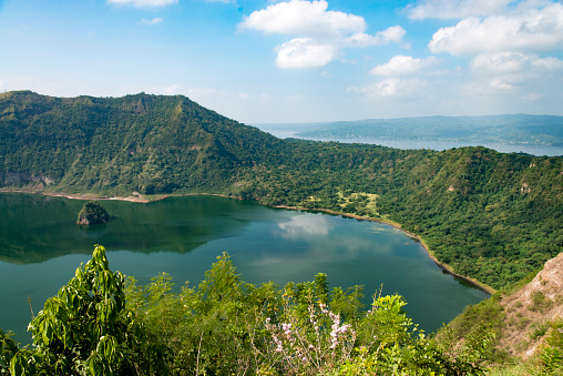 Taal Volcano Island Philippines close to the city of Tagaytay