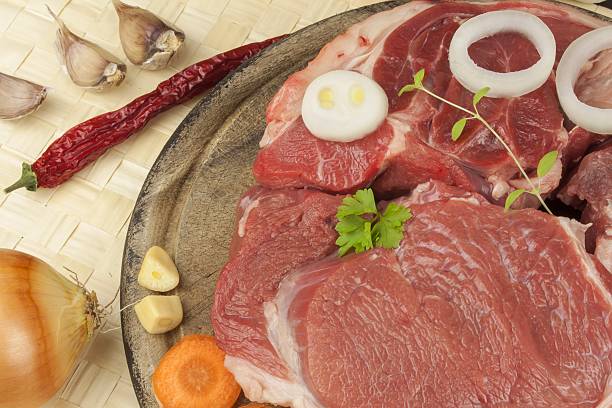 istock Raw beef shin and vegetables 515067300