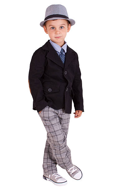 istock Cool pretty stylish little boy 515068117