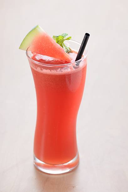 istock Watermelon smoothie with a slice of watermelo 515068360