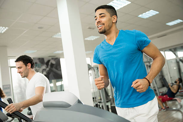 istock Young multiracial men in the gym 515068368