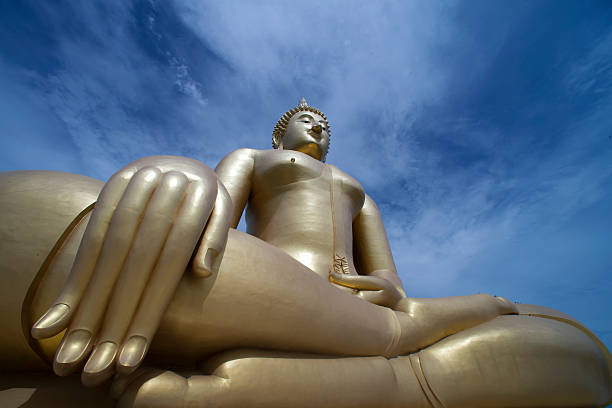 Big buddha stock photo