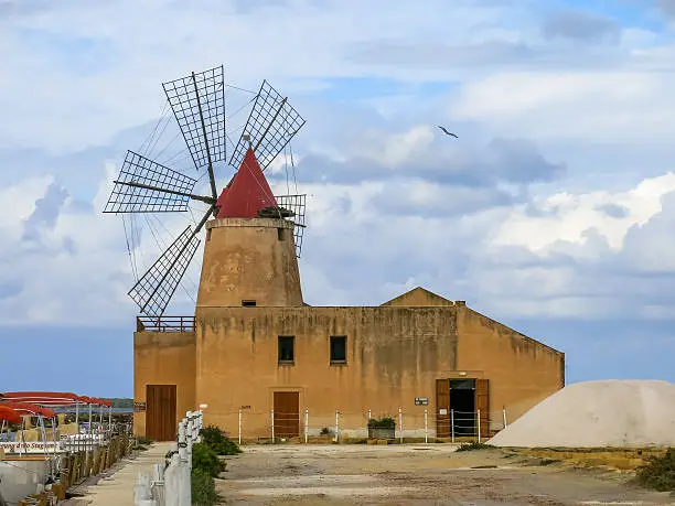 Windmills of Trapani, Sicily