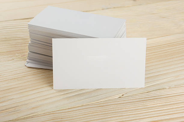 istock White blank business visit card, gift, ticket, pass, present clo 515070218