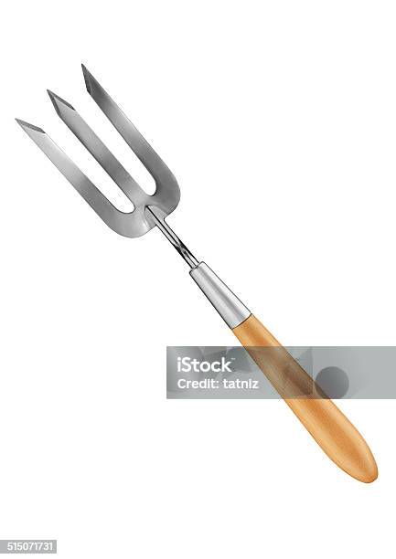 Garden Tool Isolated On White Stock Photo - Download Image Now - Blue, Dirt, Dirty