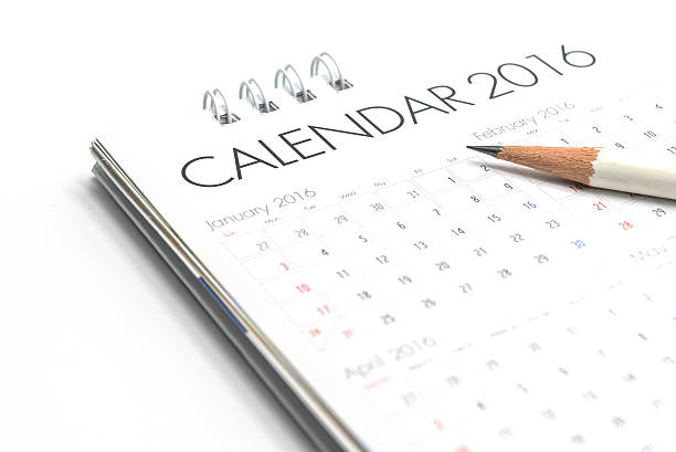 istock White paper desk spiral calendar 2016 515071874