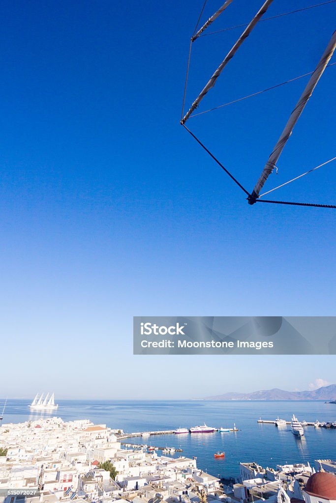 Stadt Mykonos in der Kykladen, Griechenland - Lizenzfrei Architektur Stock-Foto