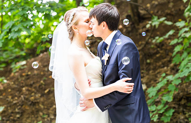 istock Wedding, Beautiful Romantic Bride and Groom Kissing 515074120