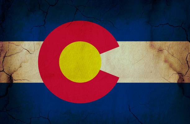 istock Colorado grunge flag 515074624