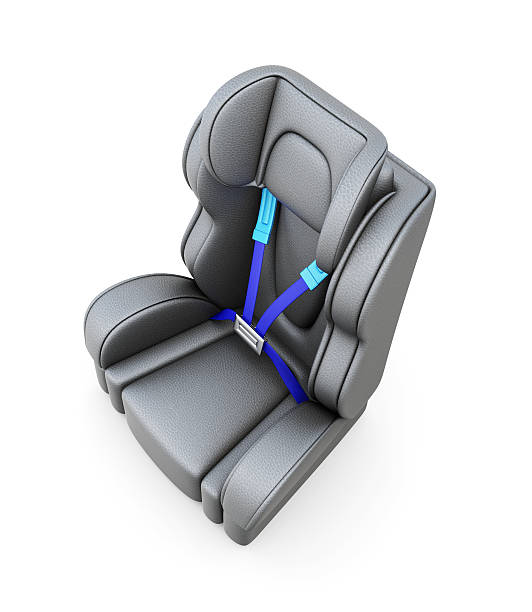 istock Baby car seat isolated on a white background. 515076554