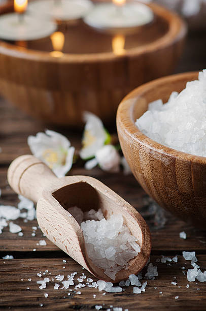 istock SPA treatment with salt, almond and candles 515080518
