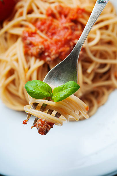 istock Italian pasta bolognese with meat and tomato 515080940