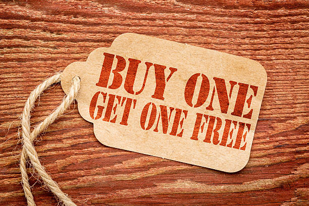istock buy one get one free - price tag 515082522