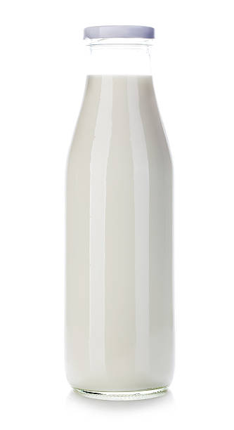 istock Bottle of milk close-up isolated on white background. 515083054